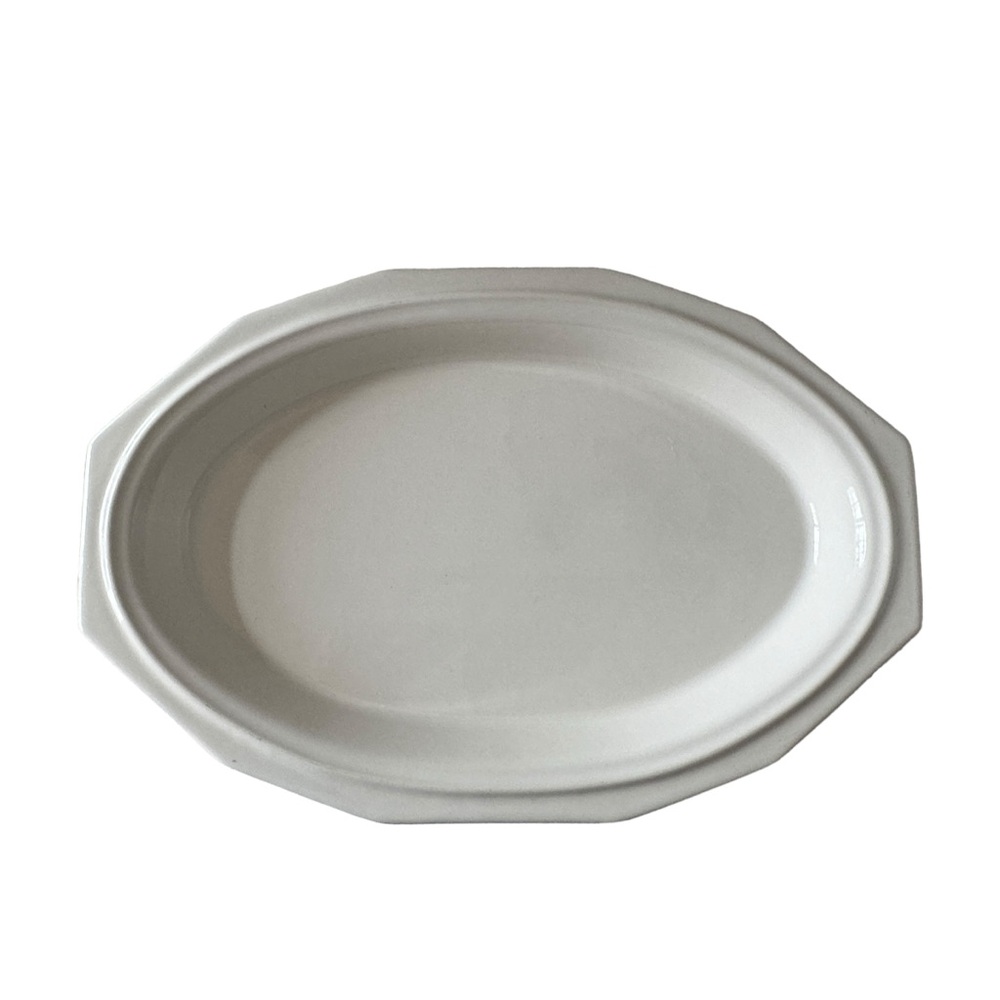 Pfaltzgraff Heritage White Oval Platter 11.75” L x 7.8” W EUC Vintage